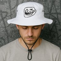 Troll Face Meme Funny Dank Meme Troll Face Bucket Hat