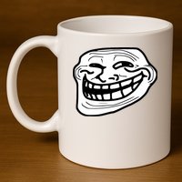 Troll Face Meme Funny Dank Meme Troll Face 11oz C Handle Ceramic Mug