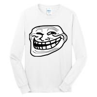 Troll Face Meme Funny Dank Meme Troll Face Tall Long Sleeve T-Shirt