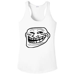 Troll Face Meme Funny Dank Meme Troll Face Ladies PosiCharge Competitor Racerback Tank