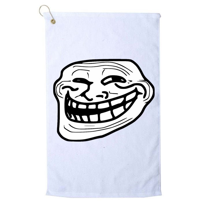 Troll Face Meme Funny Dank Meme Troll Face Golf Towel