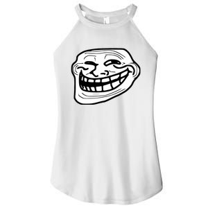 Troll Face Meme Funny Dank Meme Troll Face Women's Perfect Tri Rocker Tank