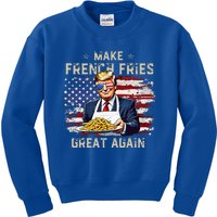 Trump Funny Make Fries Great Again Kids Sweatshirt