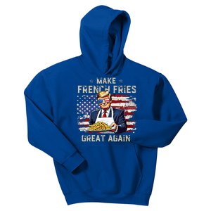 Trump Funny Make Fries Great Again Kids Hoodie