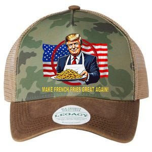 Trump Funny Make Fries Great Again Legacy Tie Dye Trucker Hat