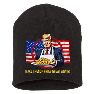 Trump Funny Make Fries Great Again Short Acrylic Beanie