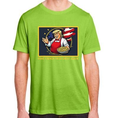 Trump Funny Make Fries Great Again Adult ChromaSoft Performance T-Shirt