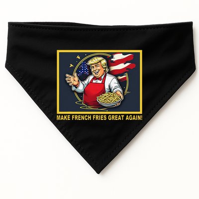 Trump Funny Make Fries Great Again USA-Made Doggie Bandana