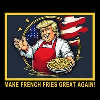 Trump Funny Make Fries Great Again Cooling Performance Crew T-Shirt