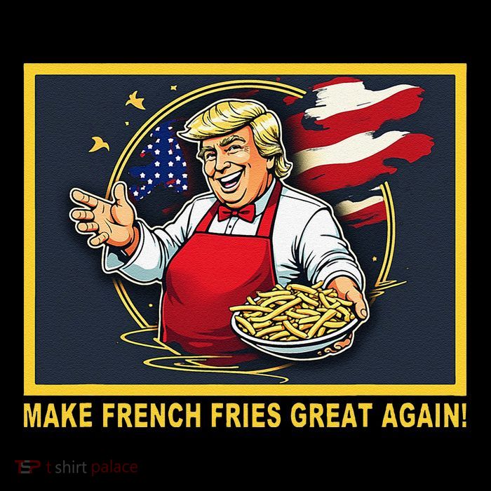 Trump Funny Make Fries Great Again Impact Tech Backpack