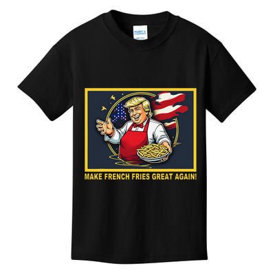 Trump Funny Make Fries Great Again Kids T-Shirt