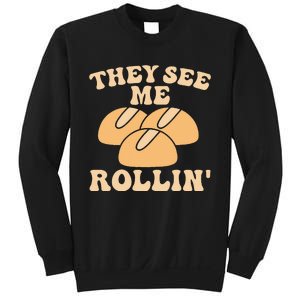 Thanksgiving Family Matching Outfit They See Me Rollin Sweatshirt