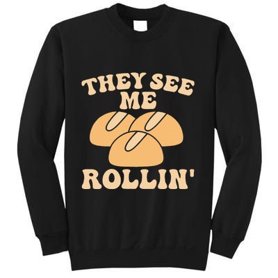 Thanksgiving Family Matching Outfit They See Me Rollin Sweatshirt