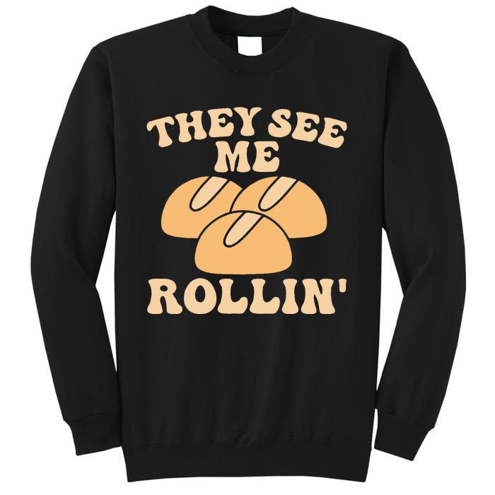 Thanksgiving Family Matching Outfit They See Me Rollin Sweatshirt