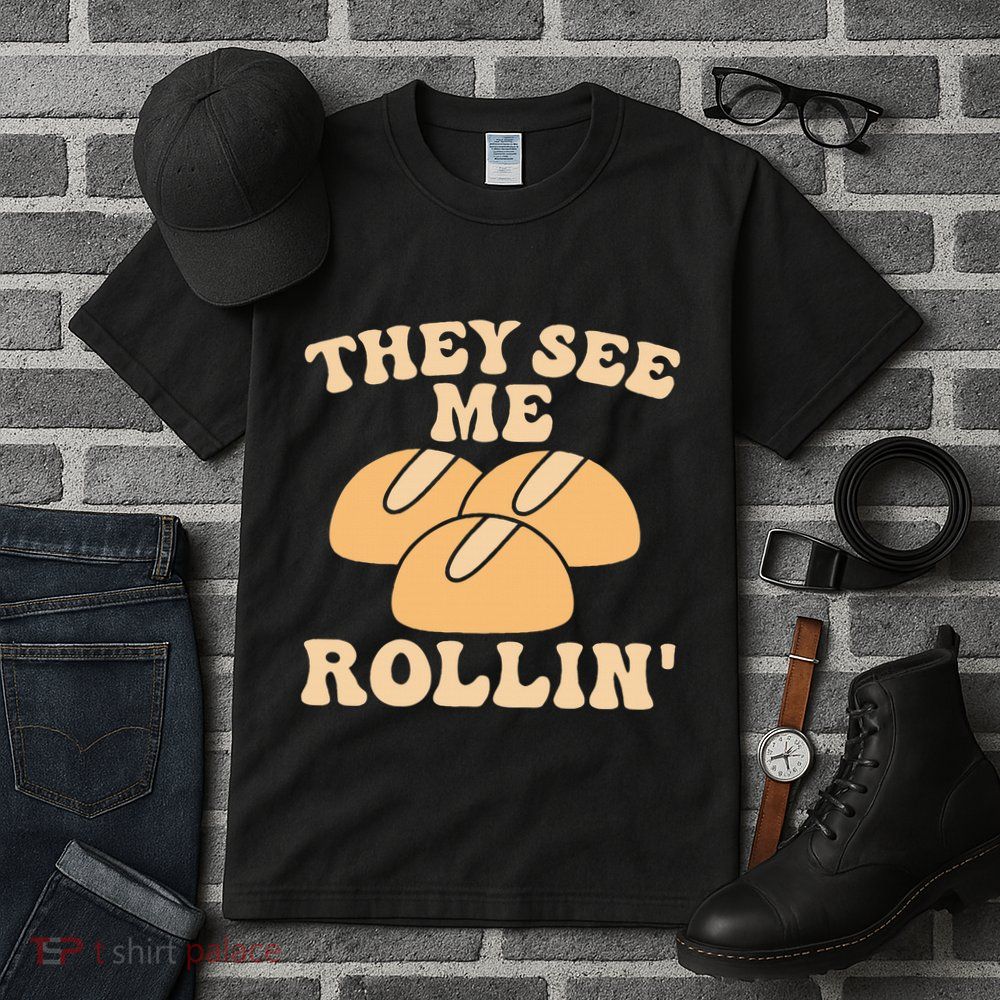 Thanksgiving Family Matching Outfit They See Me Rollin Tall T-Shirt