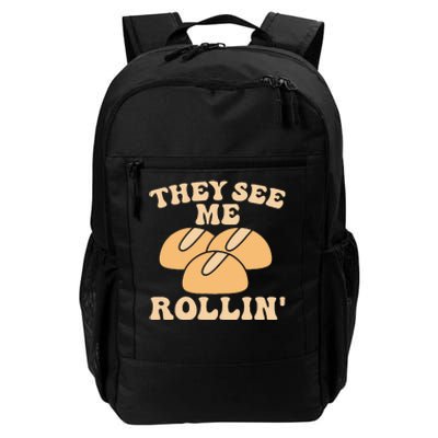 Thanksgiving Family Matching Outfit They See Me Rollin Daily Commute Backpack