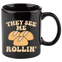 Thanksgiving Family Matching Outfit They See Me Rollin 11oz C Handle Ceramic Mug