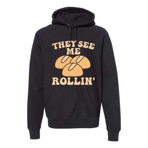 Thanksgiving Family Matching Outfit They See Me Rollin Premium Hoodie