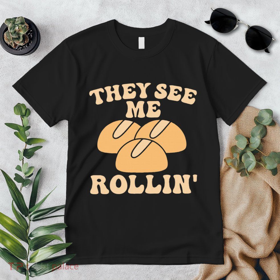 Thanksgiving Family Matching Outfit They See Me Rollin Premium T-Shirt