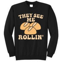 Thanksgiving Family Matching Outfit They See Me Rollin Tall Sweatshirt