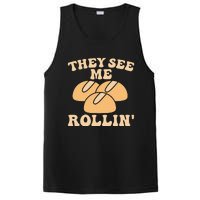 Thanksgiving Family Matching Outfit They See Me Rollin PosiCharge Competitor Tank