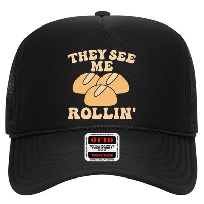 Thanksgiving Family Matching Outfit They See Me Rollin Trucker Hat