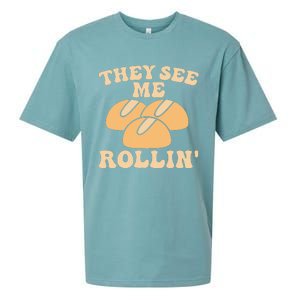 Thanksgiving Family Matching Outfit They See Me Rollin Sueded Cloud Jersey T-Shirt