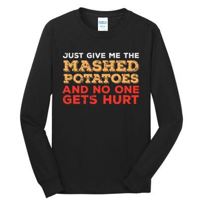 Thanksgiving Feast Mashed Potato Lover Gift Tall Long Sleeve T-Shirt