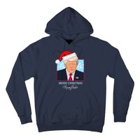 Trump Funny Merry Christmas Snowflake Hoodie