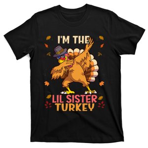 Thanksgiving Family Matching I'm The Lil Sister Turkey Funny T-Shirt