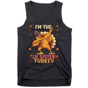 Thanksgiving Family Matching I'm The Lil Sister Turkey Funny Tank Top