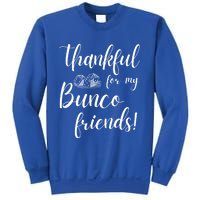 Thankful For My Bunco Friends Dice Game Night Great Gift Sweatshirt