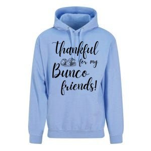 Thankful For My Bunco Friends Dice Game Night Great Gift Unisex Surf Hoodie