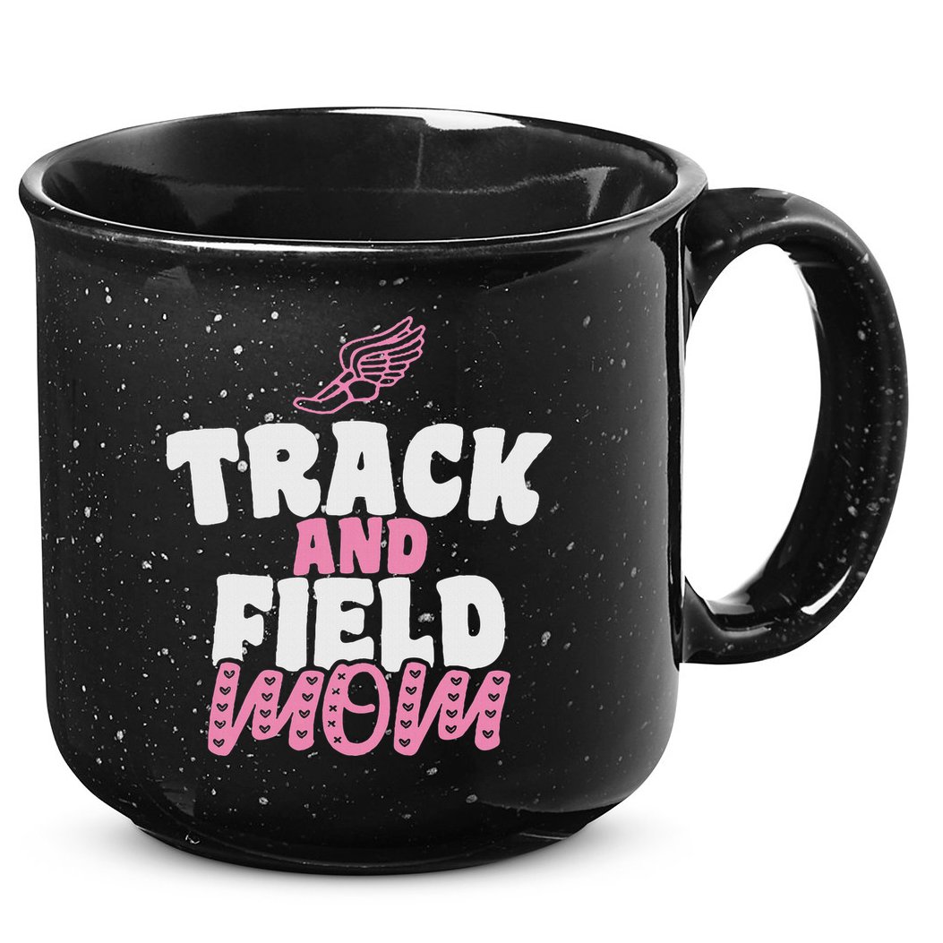 Track & Field Mom Sports Running Proud Mother's Day 15oz Campfire Ceramic Mug