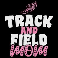 Track & Field Mom Sports Running Proud Mother's Day 16 in Basic Backpack