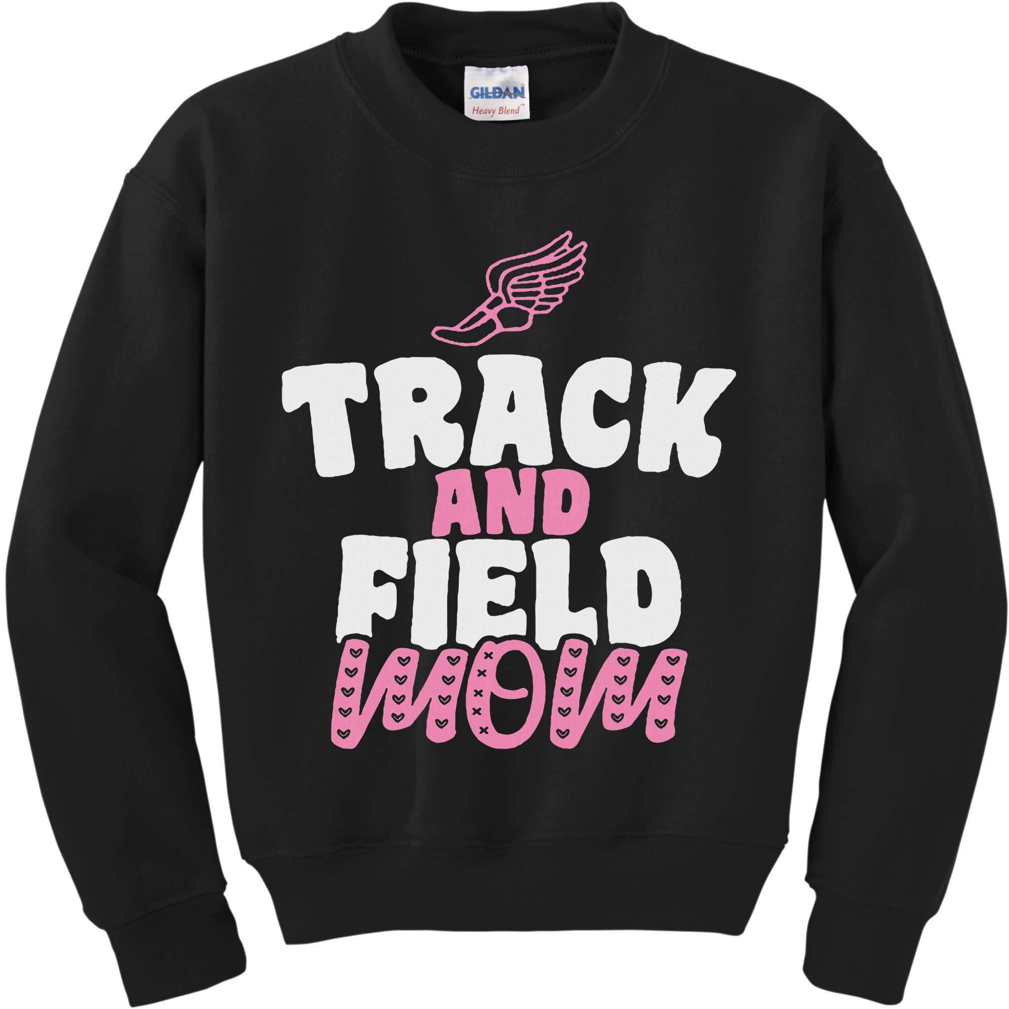 Track & Field Mom Sports Running Proud Mother's Day Kids Sweatshirt