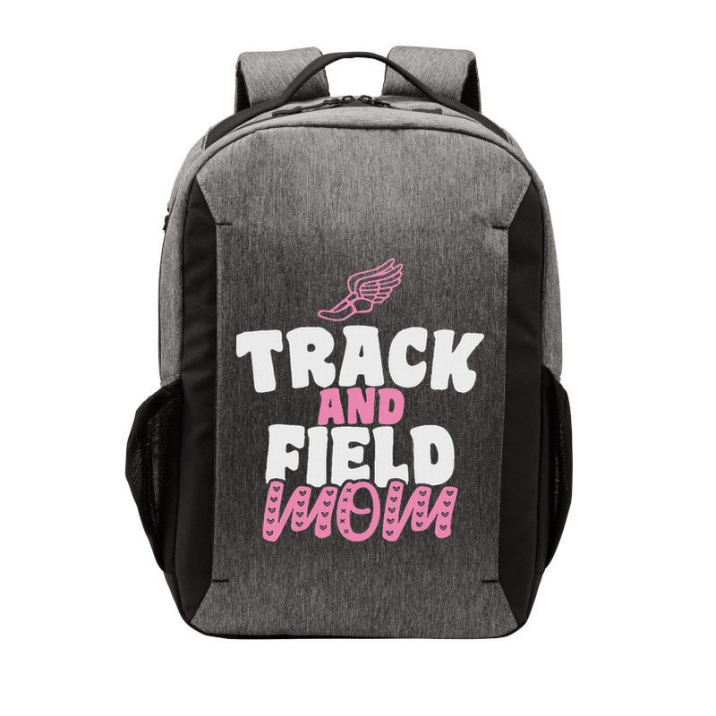 Track & Field Mom Sports Running Proud Mother's Day Vector Backpack