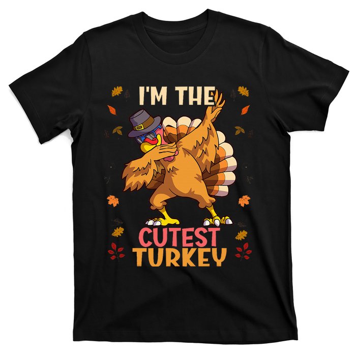 Thanksgiving Family Matching Im The Cutest Turkey Funny T-Shirt