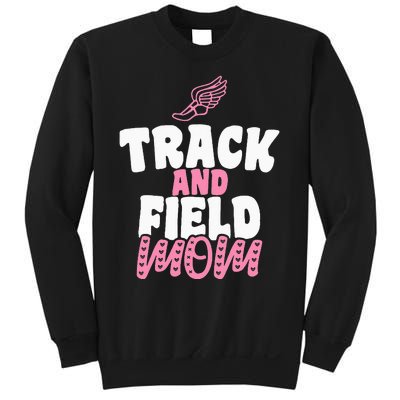 Track & Field Mom Sports Proud Mother's Day Sweatshirt