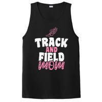 Track & Field Mom Sports Proud Mother's Day PosiCharge Competitor Tank