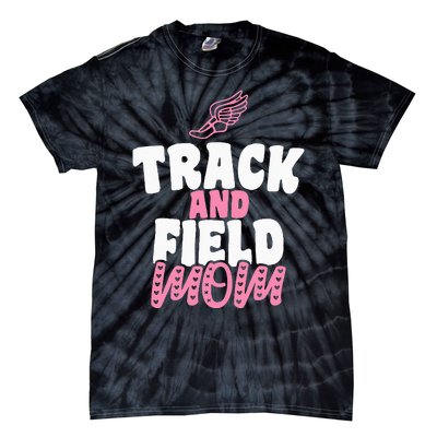 Track & Field Mom Sports Proud Mother's Day Tie-Dye T-Shirt