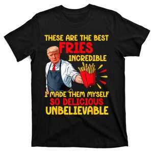 Trump Fries Making Fries Humor Make Fries Great Again T-Shirt