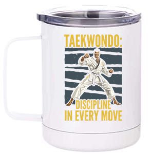 Taekwondo Fighter Martial Artist Mixed Martial Arts Mma Gift 12 oz Stainless Steel Tumbler Cup