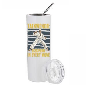 Taekwondo Fighter Martial Artist Mixed Martial Arts Mma Gift Stainless Steel Tumbler