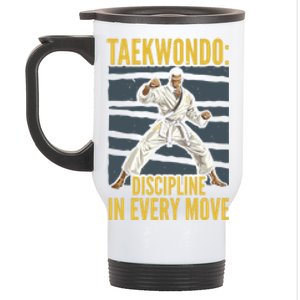 Taekwondo Fighter Martial Artist Mixed Martial Arts Mma Gift Stainless Steel Travel Mug