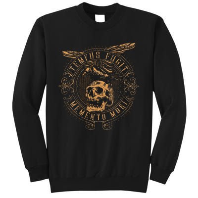 Tempus Fugit Memento Mori Latin Phrase Sweatshirt