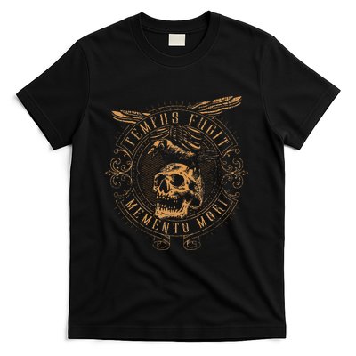 Tempus Fugit Memento Mori Latin Phrase T-Shirt