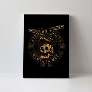 Tempus Fugit Memento Mori Latin Phrase Canvas