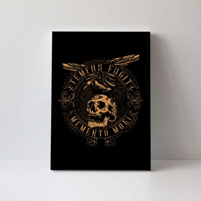 Tempus Fugit Memento Mori Latin Phrase Canvas