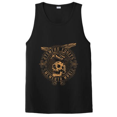 Tempus Fugit Memento Mori Latin Phrase PosiCharge Competitor Tank